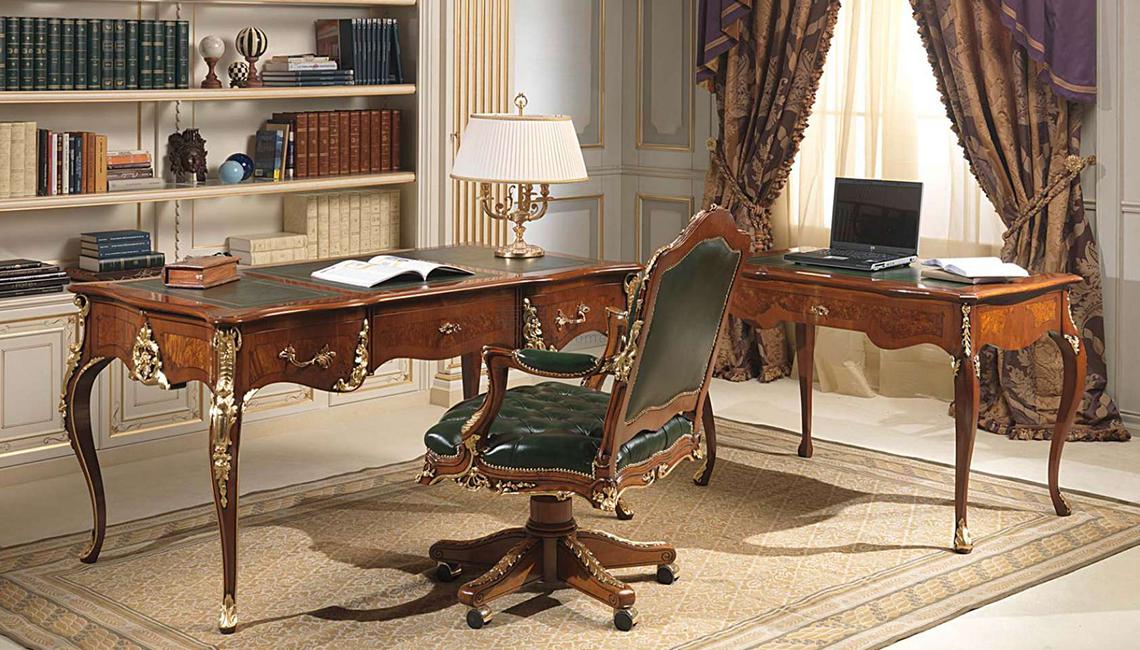 VIMERCATI10Classic office Louis XV style 書桌
