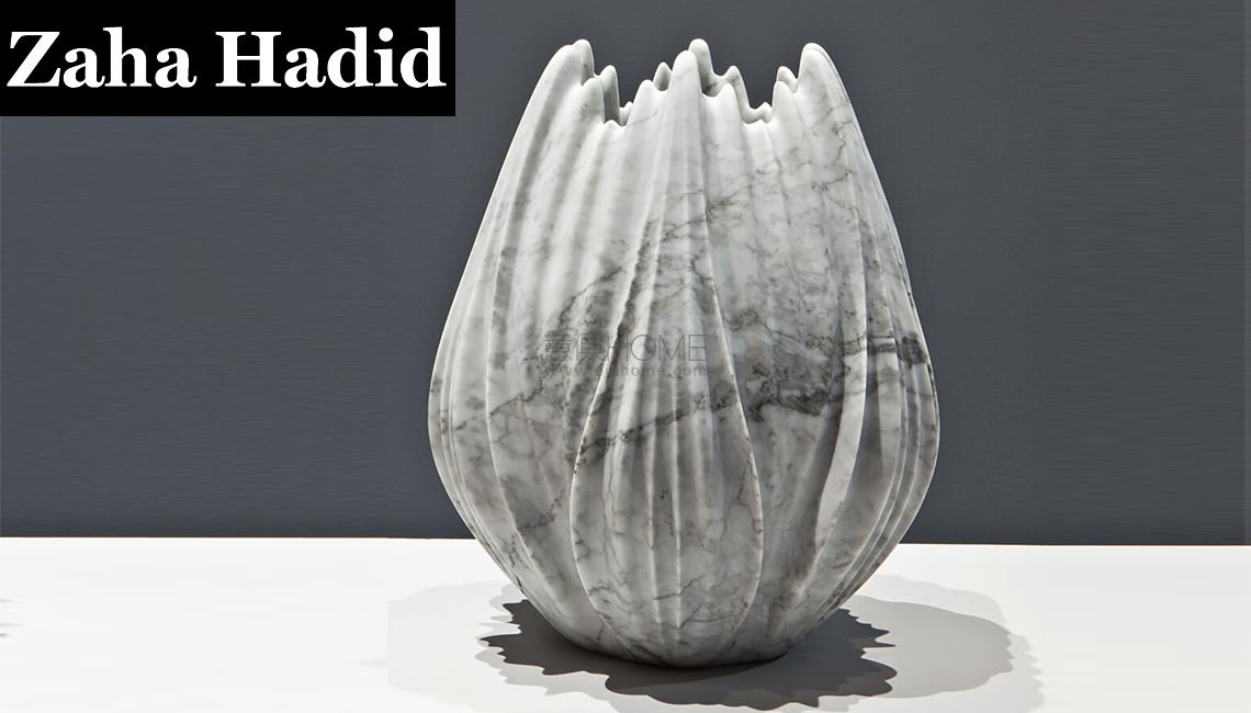 CITCOTAU-Vase Large大理石花瓶 zaha hadid