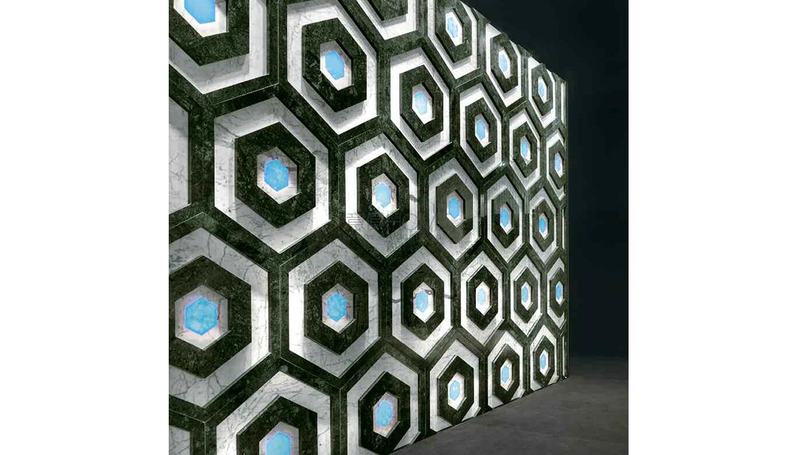 arabesque 裝飾大理石墻