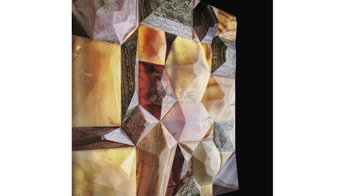 solitaire 裝飾大理石墻