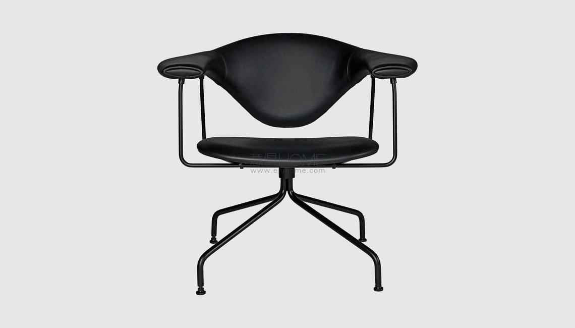 Masculo Lounge Chair - Fully Upholstered - Swivel base椅子