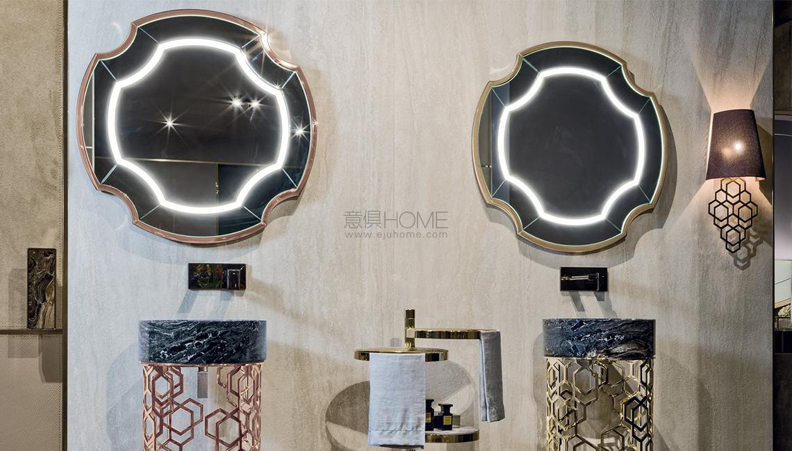 LONGHIGraydon Light 帶燈鏡子