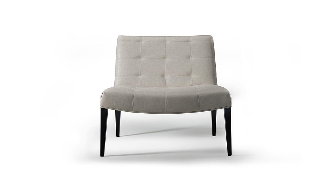 Poltroncina a scacchi trapuntati Black & More椅子