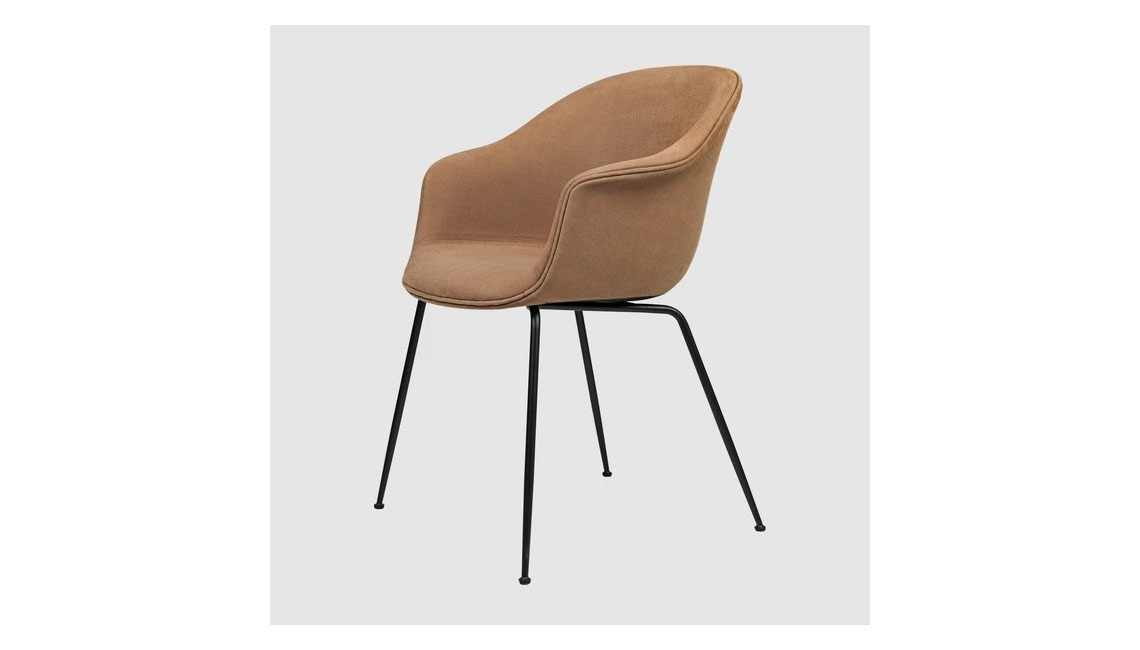 Bat Dining Chair, Conic Base - Fully Upholstered in Chivasso CH1249495椅子