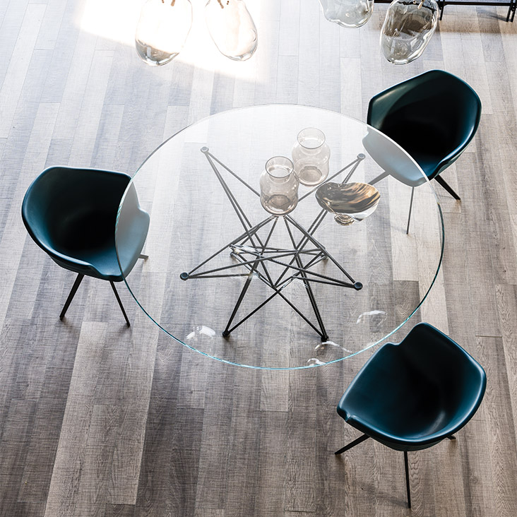 Gordon長餐桌圓餐桌