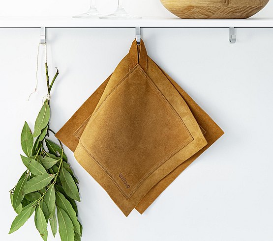 bulthaupLeather pot cloth 皮革鍋布