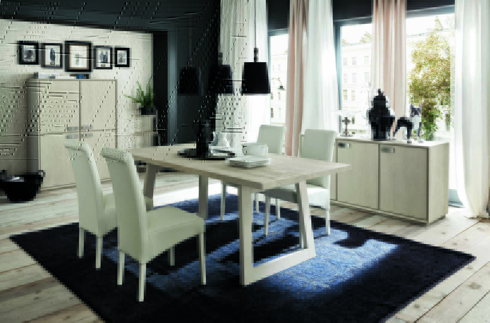 ALTACORTETable Parigi Canapa spazzolato 長餐桌