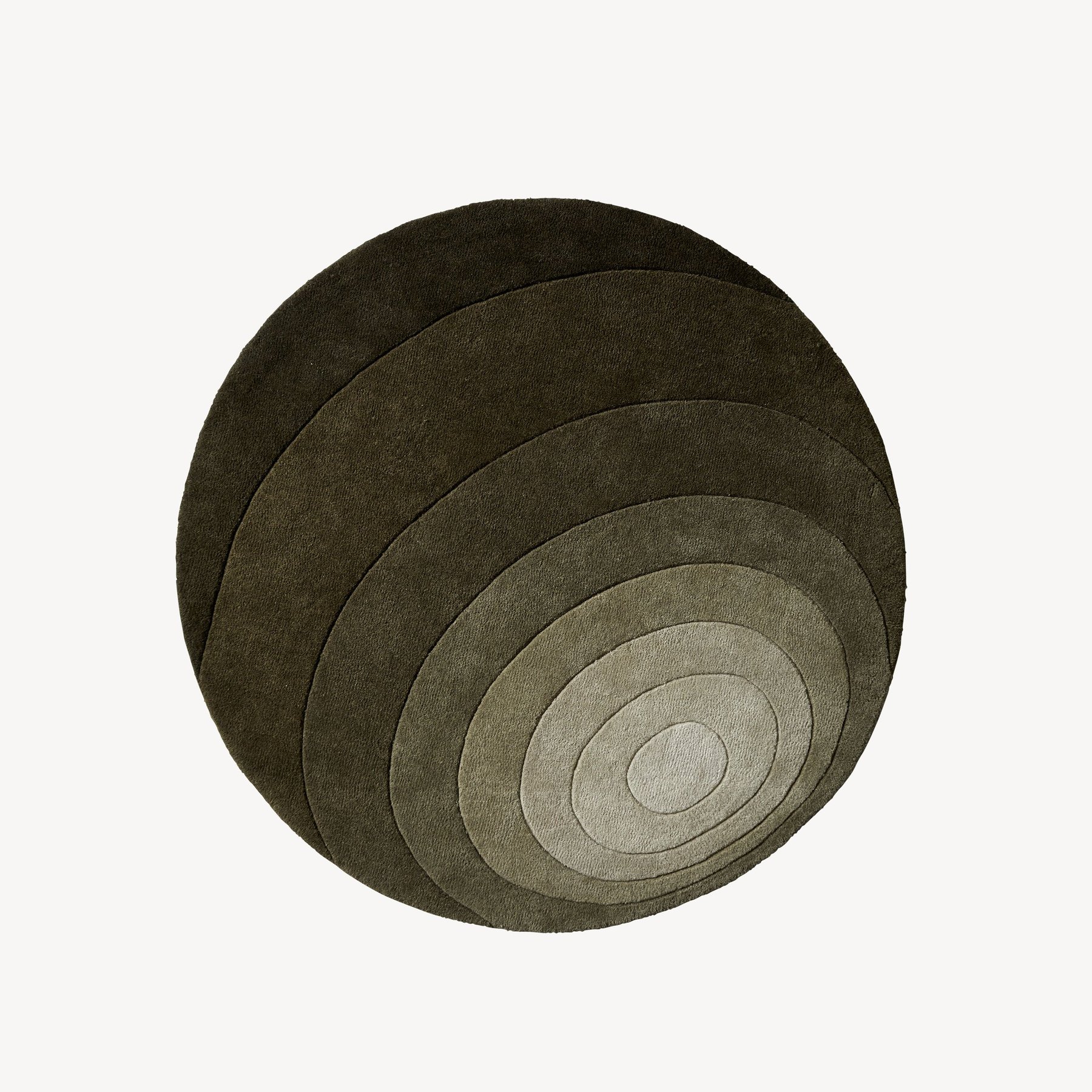 LUNA RUG DARK GREEN 地毯