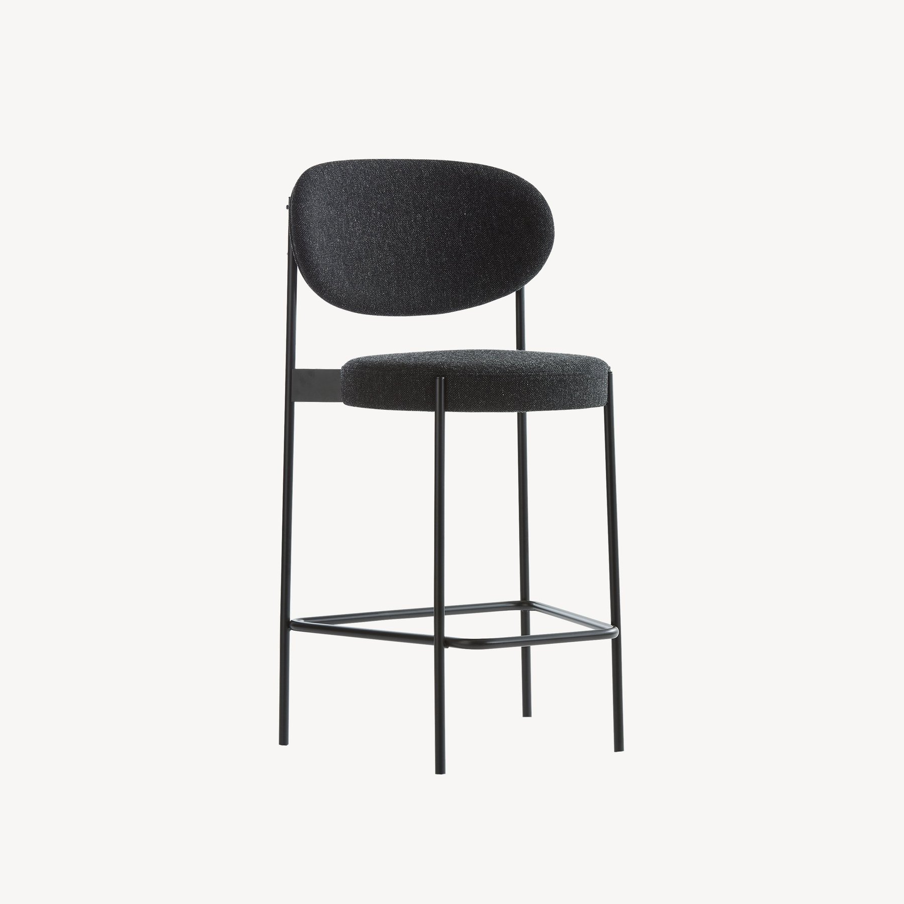 VerpanSERIES 430 BAR STOOL SH 65 CM, BLACK FRAME 吧椅