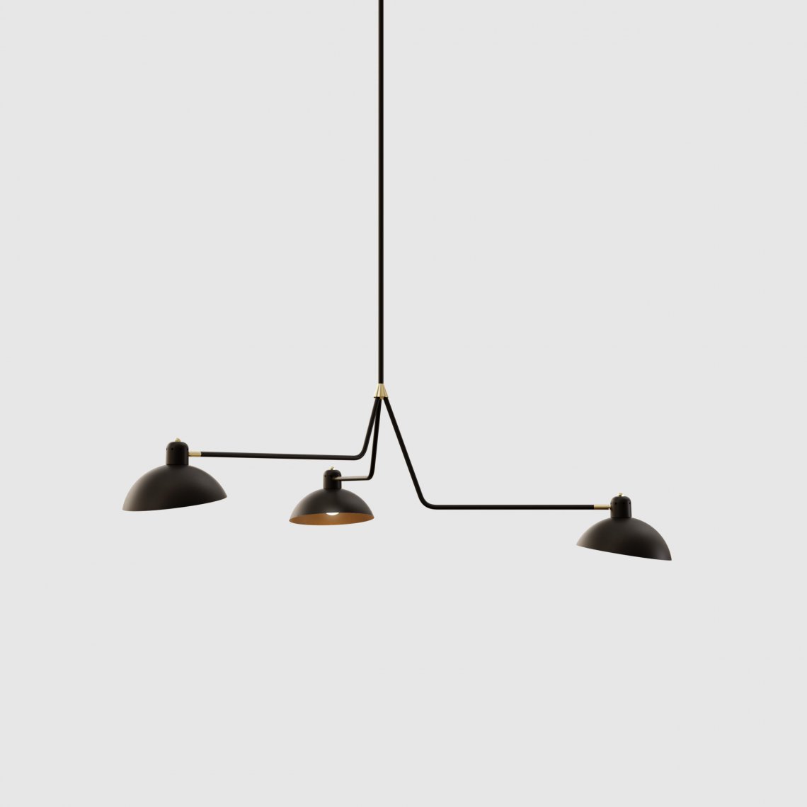 Lambert & FilsWaldorf Triple吊燈