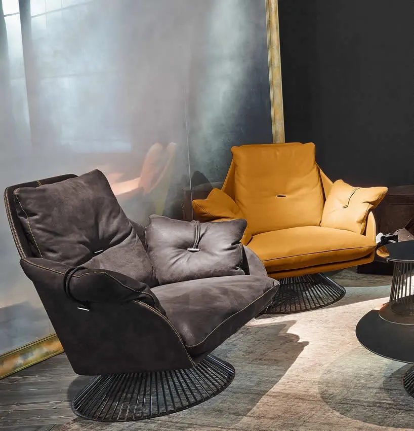 GAMMAContemporary armchair GLOSS休閑椅