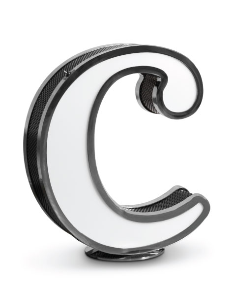 DELIGHTFULLLETTER C GRAPHIC臺(tái)燈