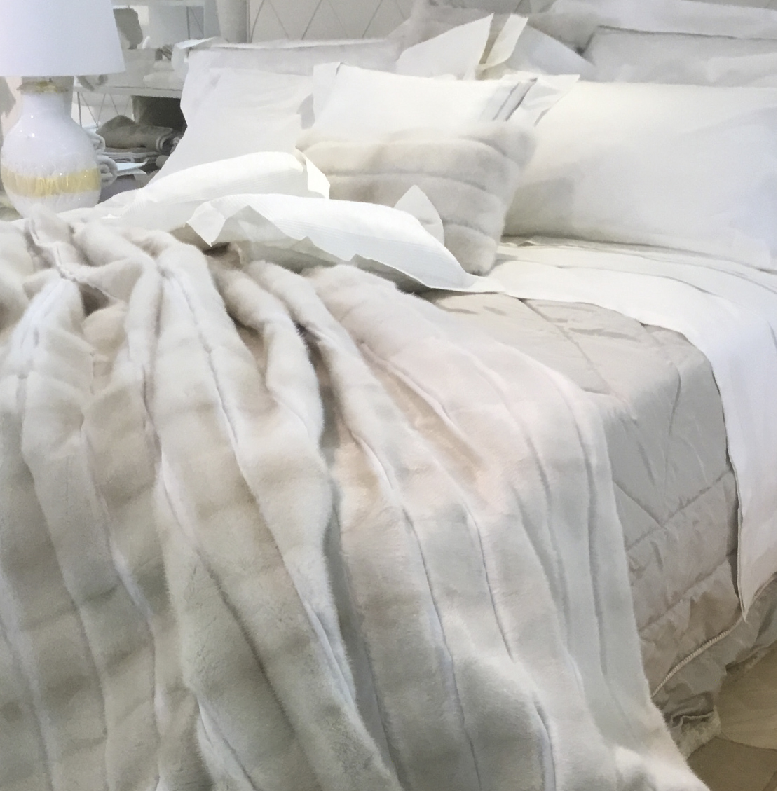 MAISON CLAIRECOPERTA PETIT GRIS床品