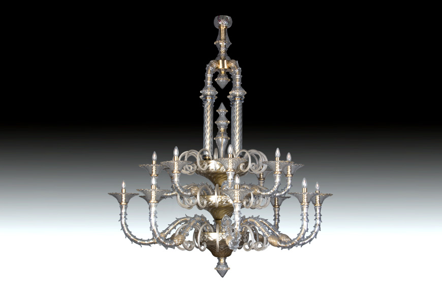 Archimede SegusoREZZONICO MUSEO - 16 Lights吊燈