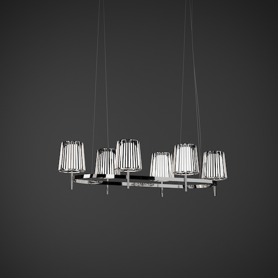 QUASARJulia Oval chandelier吊燈