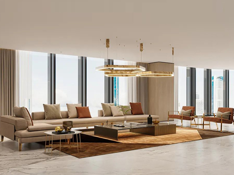 總裁風(fēng)大橫廳怎么裝？看意式輕奢如何把高級感拉滿 | Minotti、HENGE