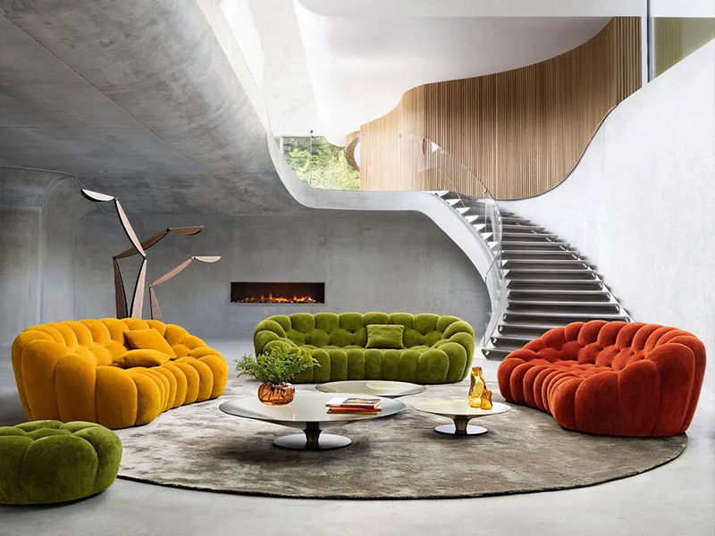 羅奇堡泡泡沙發(fā)換新衣啦，毛茸茸的質(zhì)感好驚喜！