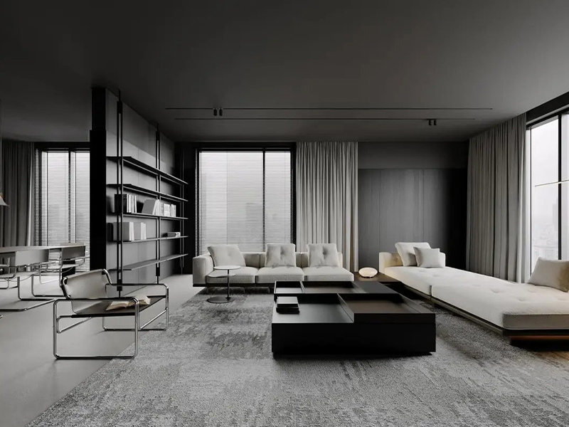 看不膩的黑白灰，是有溫度的中性風 | Minotti、B&B Italia