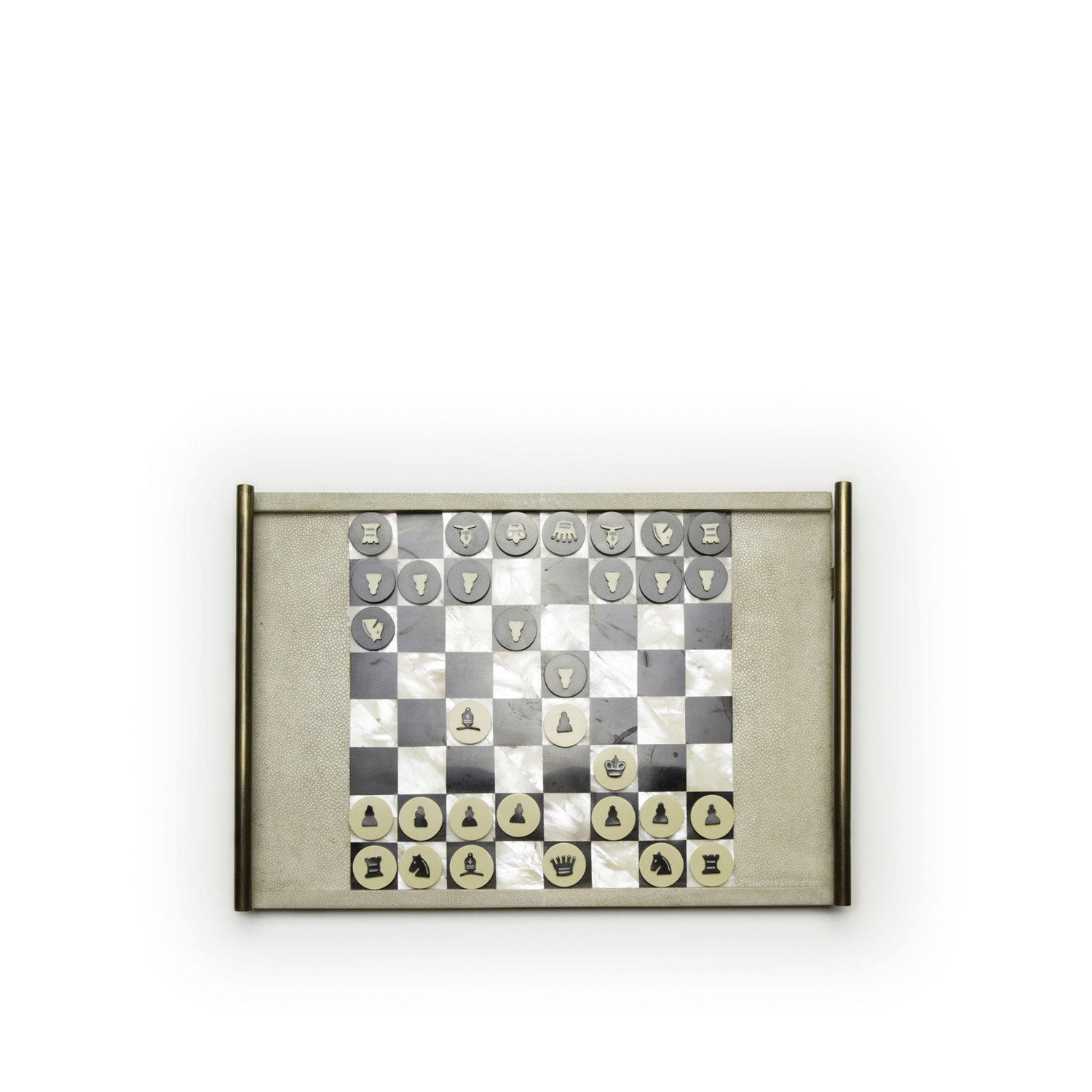 KIFU PARISChess-Checkers Game Tray游戲托盤