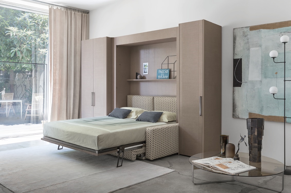 flou多功能書(shū)房沙發(fā)床